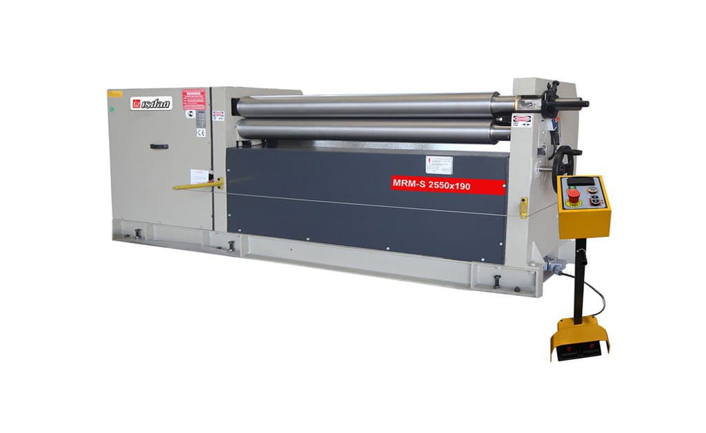 ISITAN - MRM-S 2550x220 Asimetrik Motorlu 3 Toplu Çelik Kaynak Gövdeli Silindir Büküm Tezgahı (Kapasite mm 6/7)
