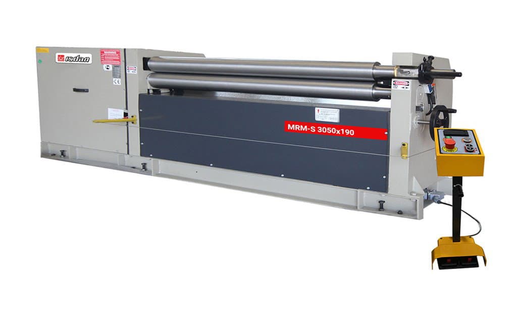 ISITAN - MRM-S 3050x160 Asimetrik Motorlu 3 Toplu Çelik Kaynak Gövdeli Silindir Büküm Tezgahı (Kapasite mm 2/3)
