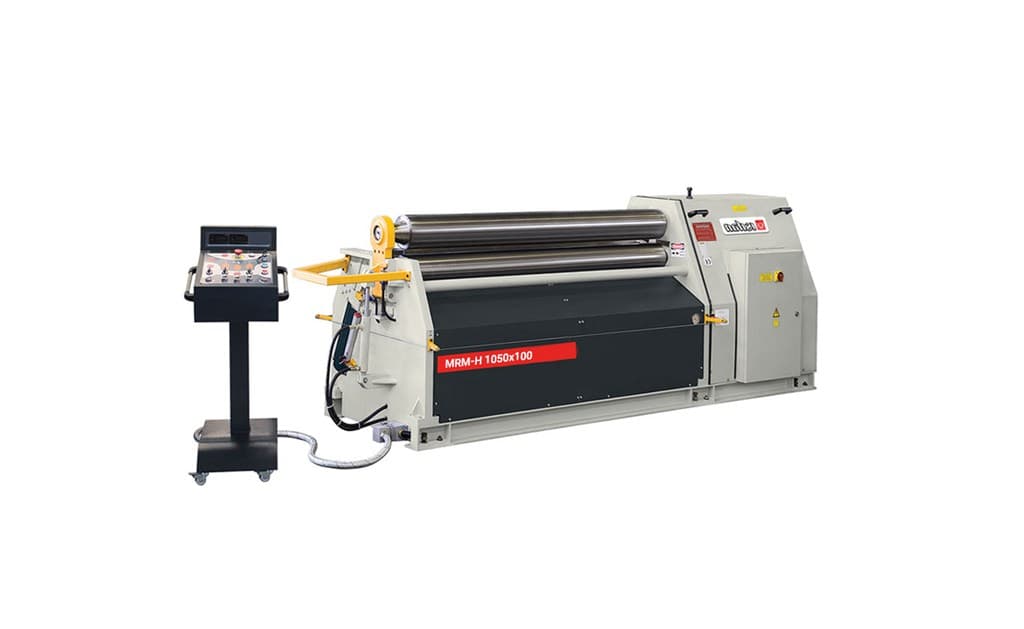 ISITAN - MRM-H 1050x130 Asimetrik Motor 3 Top Hidrolik Silindir Büküm Tezgah 2,5/3 NC Kontrol Ünitesi 7.7” ekran