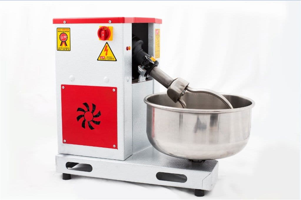 Dev Mikser 10 Kg Devirmeli Hamur Yoğurma Makinesi Ayarlanabilir Mil Çıkan Kazan