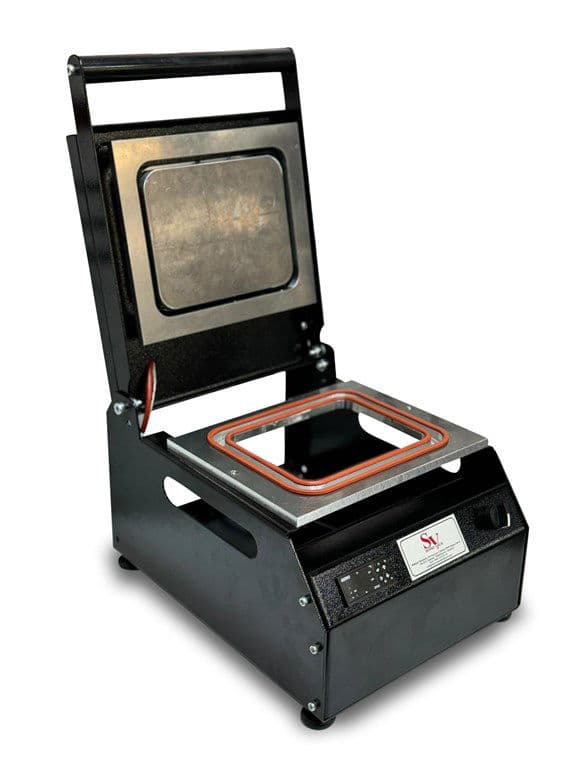 Sönmez SV 350 Manuel Tekli Kase Tabak Kapatma Makinesi Black