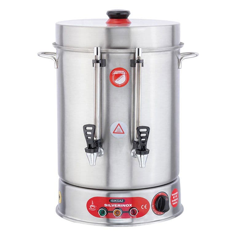İKAZLI METAL MUSLUKLU ÇAY MAKİNESİ 400 BARDAK-36L