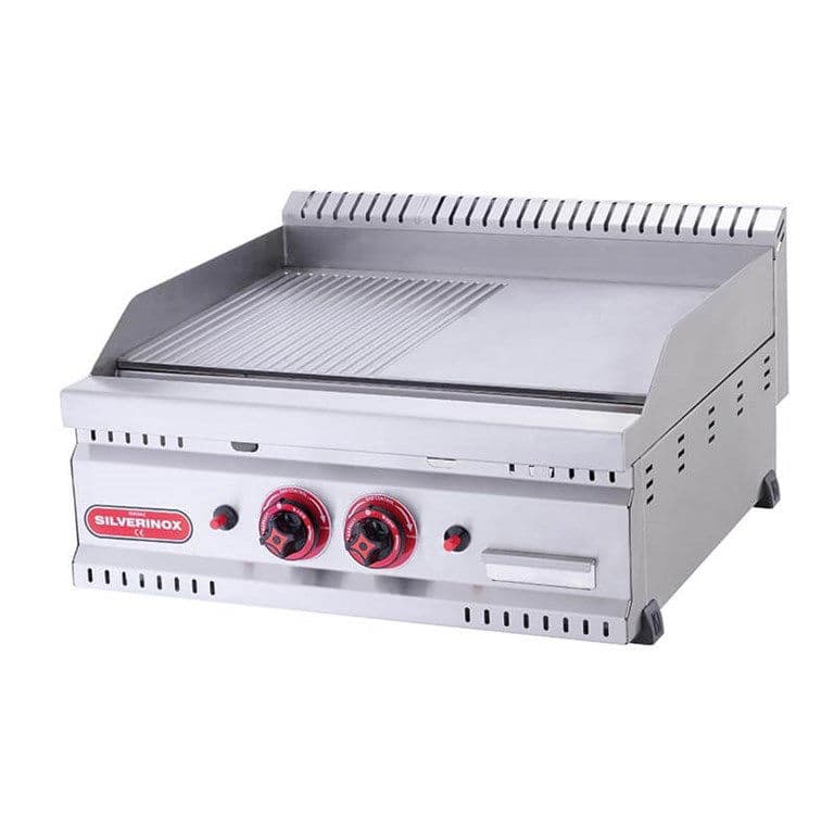 SILVERINOX 600 SERİ 60x60 GAZLI YARI OLUKLU IZGARA