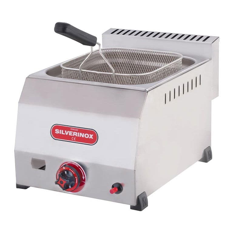 SILVERINOX 5 LİTRE FRİTÖZ GAZLI