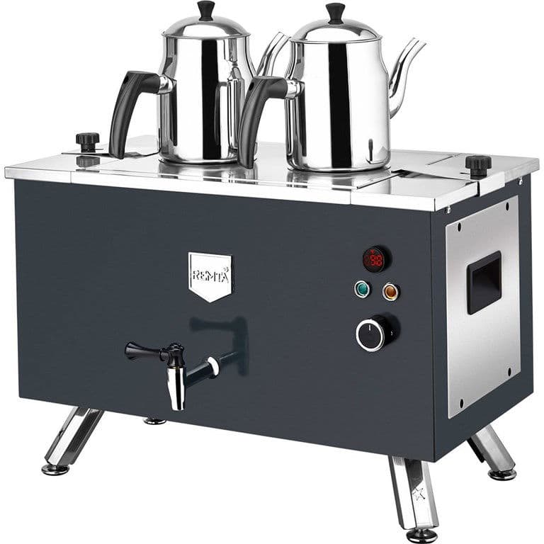 Remta Çift Cidar 2 Demlikli Elektrikli 20 Lt Çay Ocağı