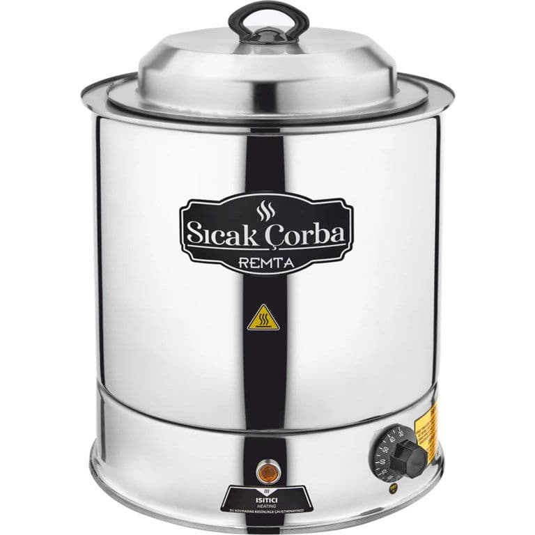 REMTA Çelik Model Maksi 13 lt Çorba/Sos Isıtıcı
