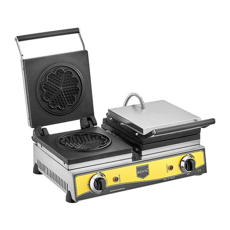 Remta Çiftli Çiçek Model 21 Cm Waffle Makinesi
