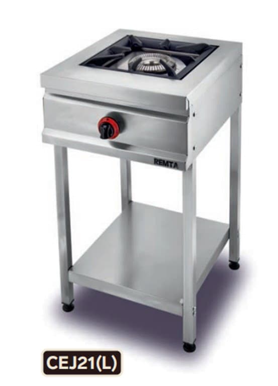 Remta CEJ21L Tek Ayaklı Raflı Gazlı Ocak