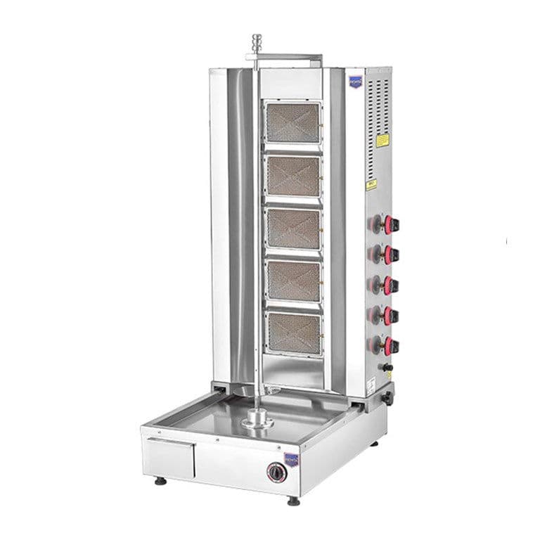 5 RADYANLI ALTTAN MOTORLU LPG'Lİ DÖNER OCAĞI