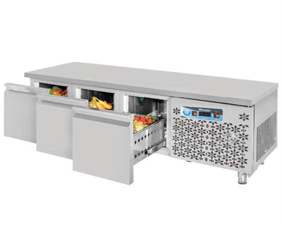 HİMAKSAN SET ALTI 3 ÇEKMECELİ ENDÜSTRİYEL BUZDOLABI