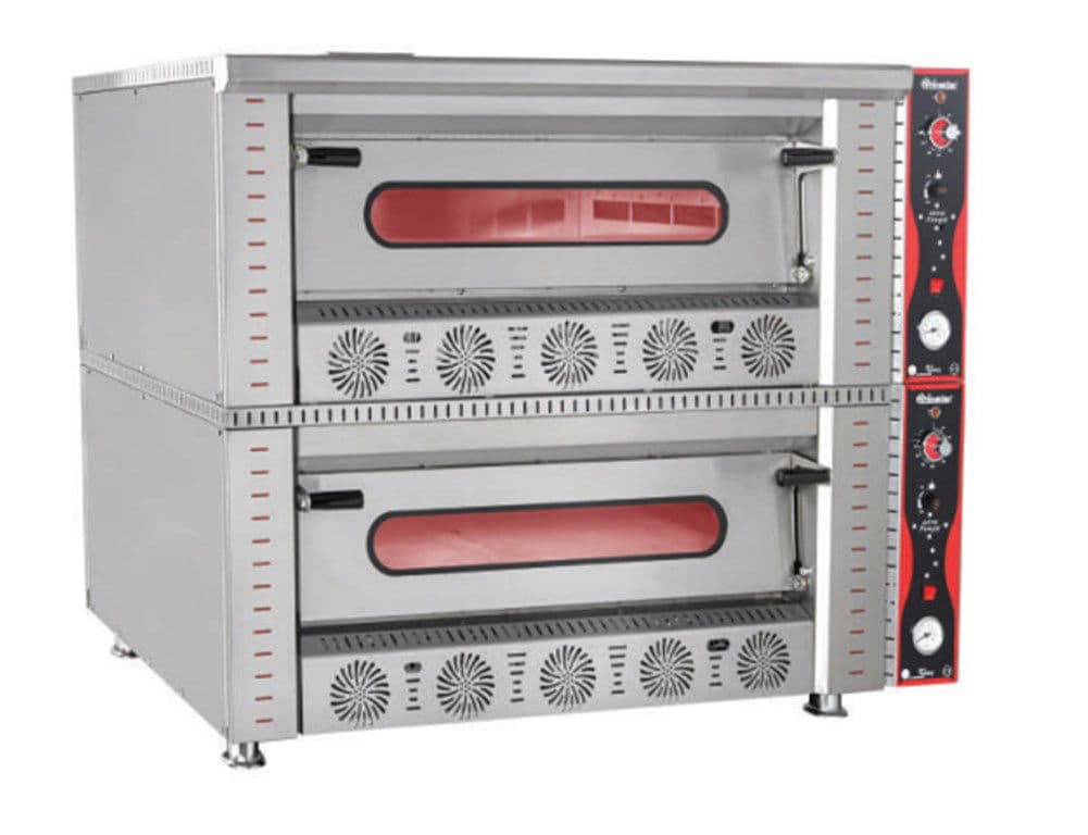 HİMAKSAN GAZLI İKİ KATLI 6+6 PİZZA FIRINI