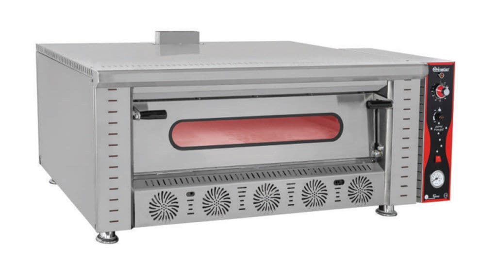 HİMAKSAN GAZLI TEK KATLI 6 LI PİZZA FIRINI