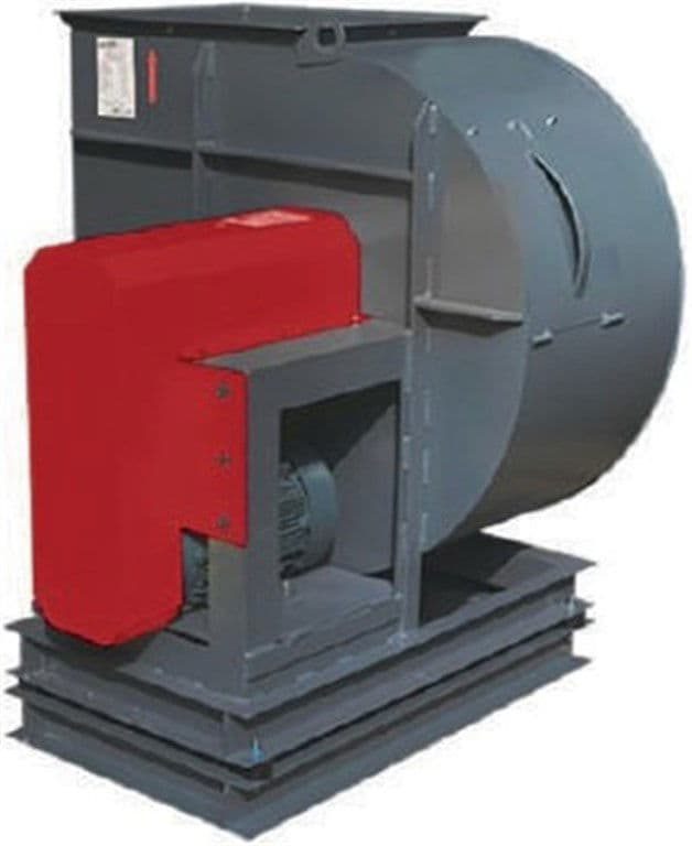 KAYIŞ KASNAKLI TEK EMİŞLİ RADYAL FAN 37500 m³/h