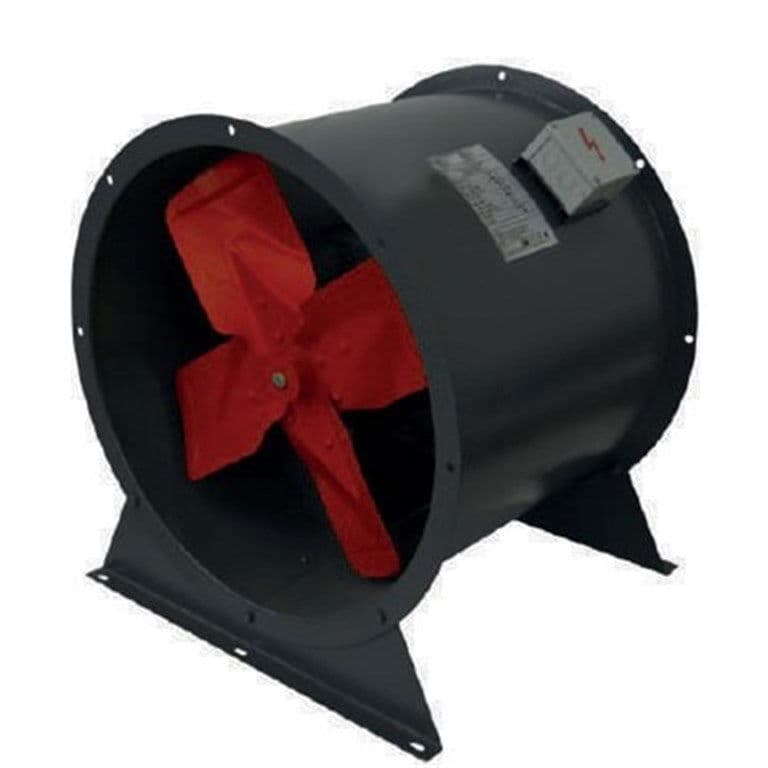 4 KANATLI AKSİYEL KOVANLI METAL PERVANELİ FAN 89000 m³/h