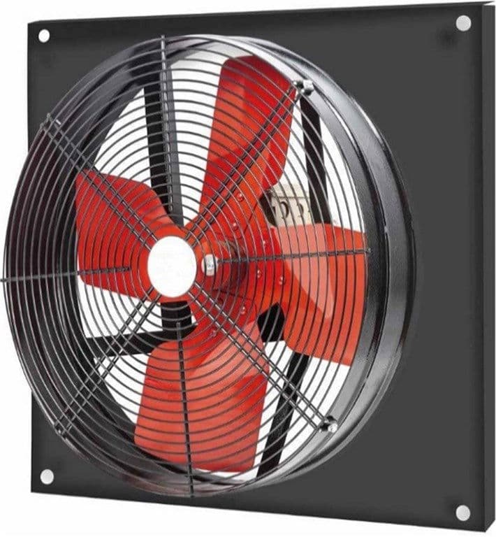 4 KANATLI METAL PERVANE KARE KASALI FAN 35000 m³/h