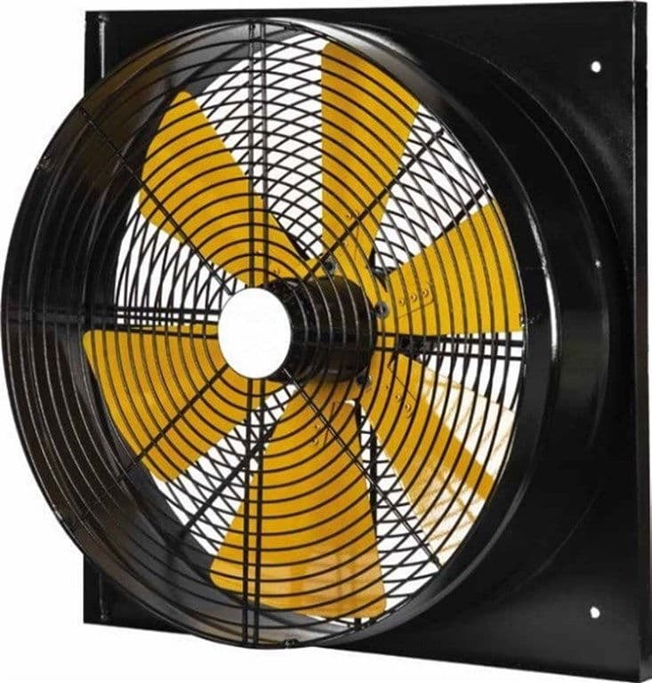 6 KANAT PERVANELİ AKUPLE KASALI SANAYİ TİP FAN 8500 m³/h