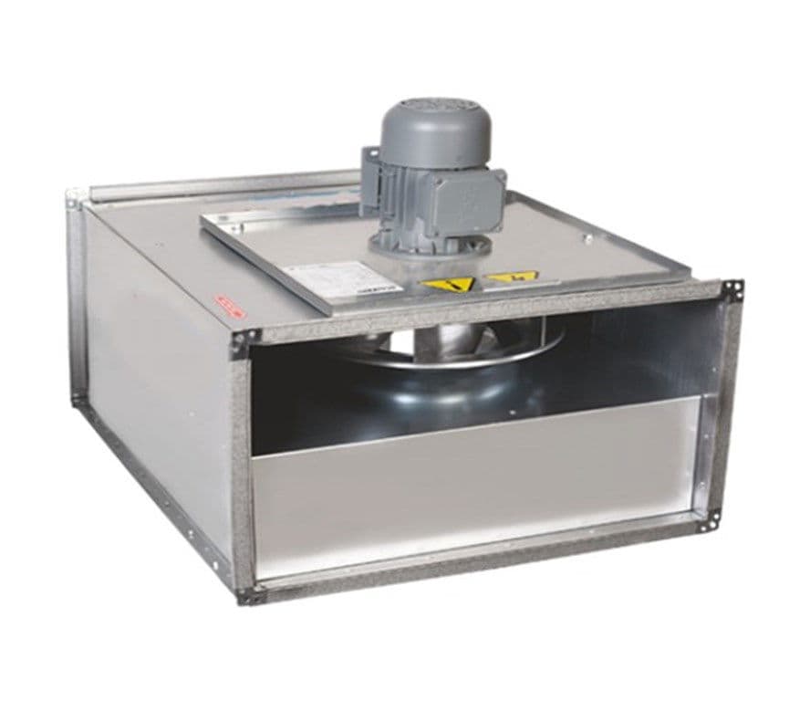 GERİYE EĞİLİMLİ HARİCİ MOTORLU KESİTLİ KANAL FANI 10500 m³/h