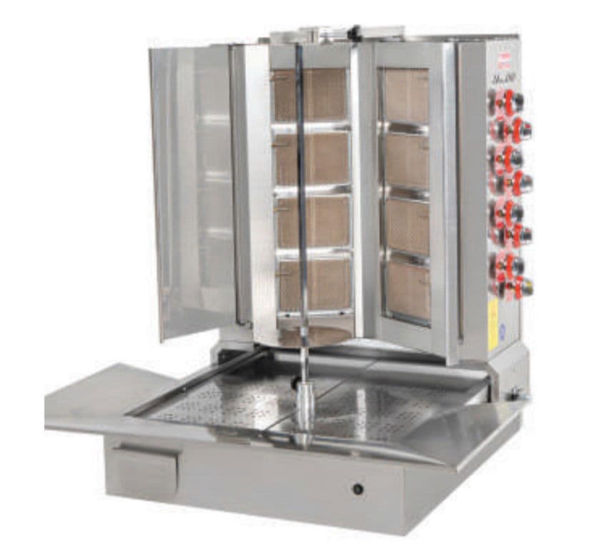 LPG Lİ HMK AMDNG V 4+4 CE ALTTAN MOTORLU DÖNER OCAĞI