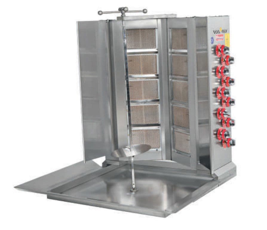 DOĞAL GAZLI HMK DNG V 6+6 DÖNER OCAĞI