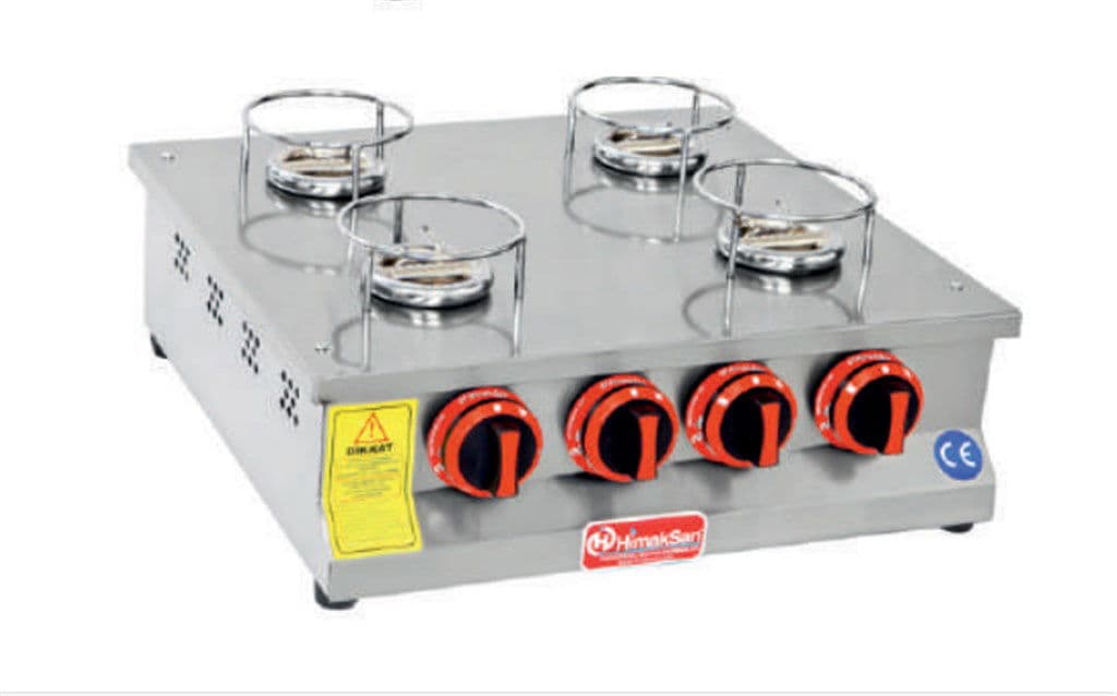 LPG Lİ HMK-KNFOG 4 CE  SET ÜSTÜ KÜNEFE OCAĞI