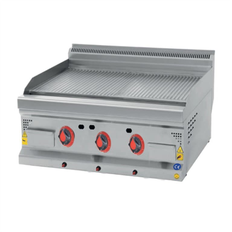 CSA INOX 2400 cm² Doğalgazlı Tam Kanallı Izgara KROM PLEYT