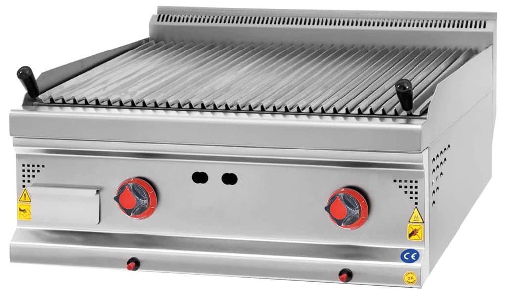 CSA INOX 2400 cm² Set Üstü Doğalgazlı Lavataşlı Izgara