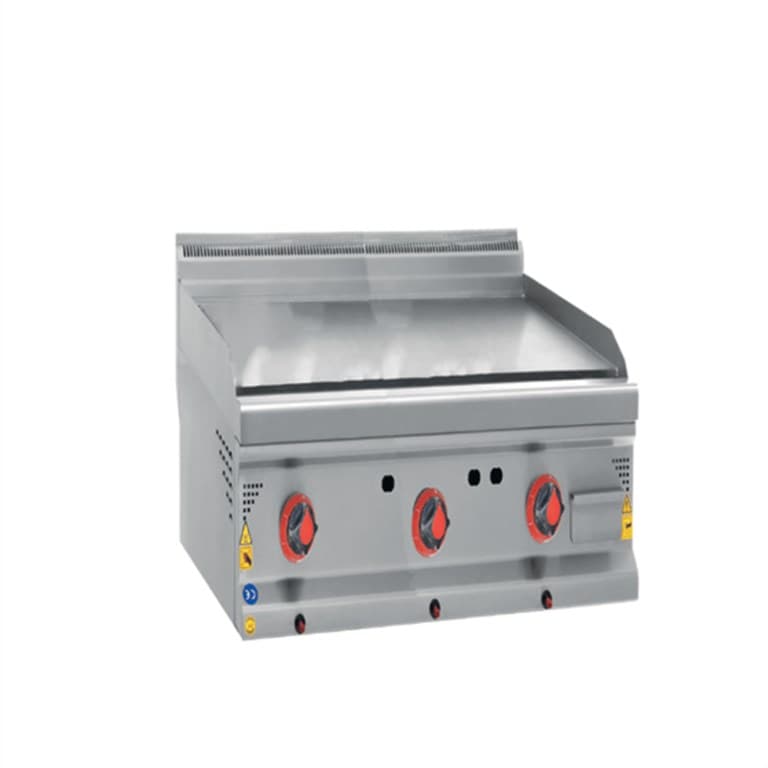 CSA INOX 4000 cm² Elektrikli Düz Pleyt Izgara KROM PLEYT