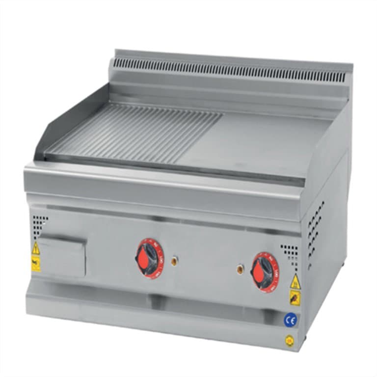 CSA 4000 cm² Doğalgazlı Yarı Kanallı Izgara KROM PLEYT