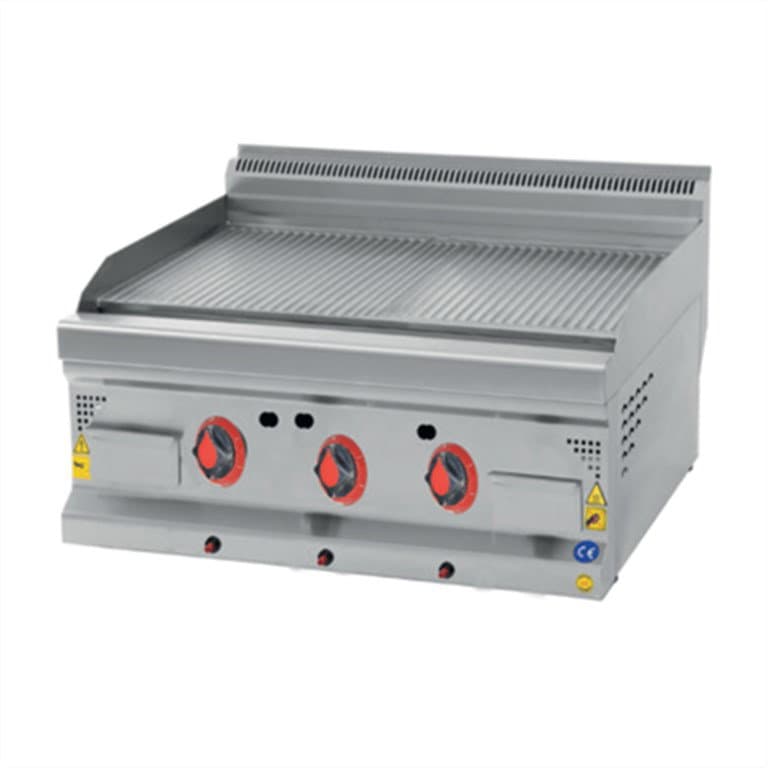 CSA Set Üstü Doğalgazlı Tam Kanallı Izgara KROM PLEYT