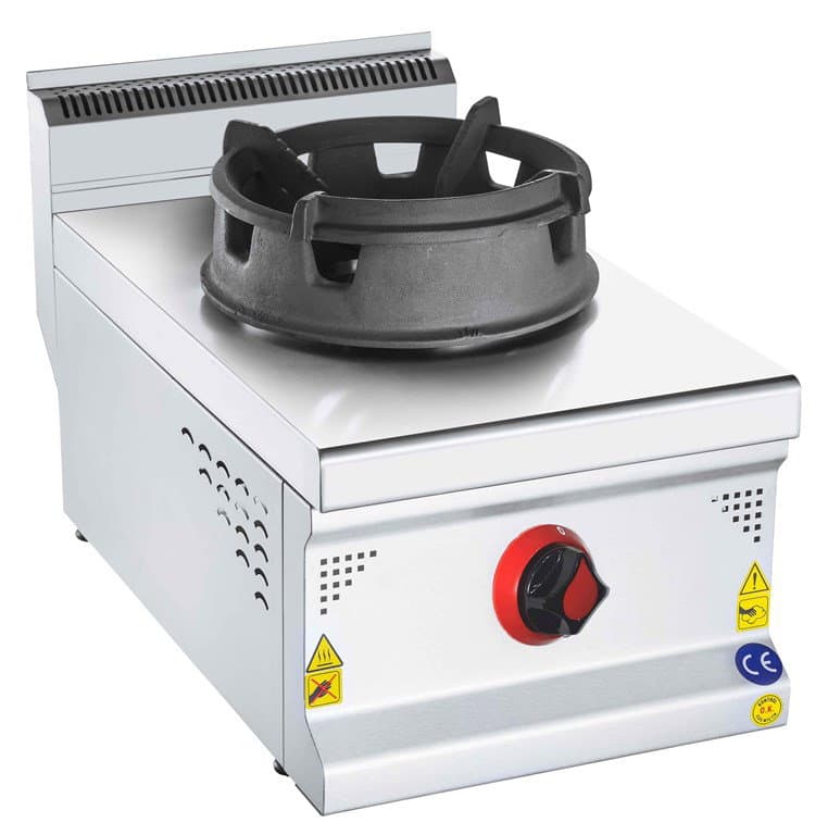CSA INOX Set Üstü Tekli Doğalgazlı Wok Ocak