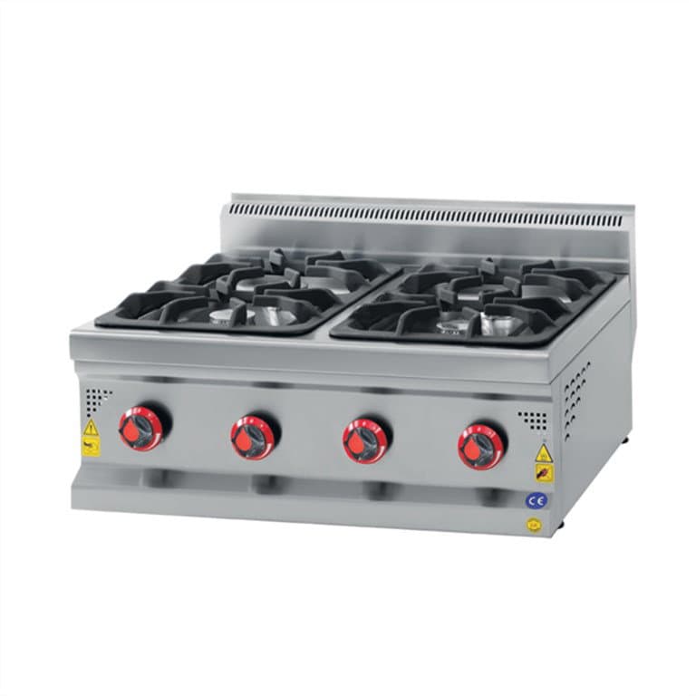 CSA INOX Set Üstü 4 Gözlü Lpg Tüplü Ocak