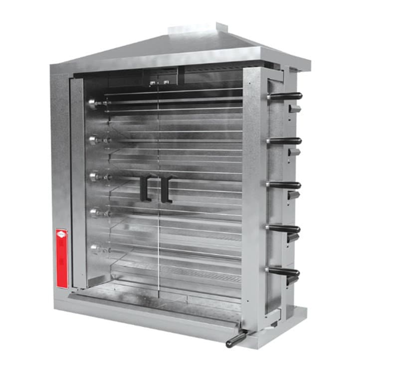 EMPERO 8 GÖZLÜ KÖMÜRLÜ PİLİÇ KIZARTMA MAKİNESİ