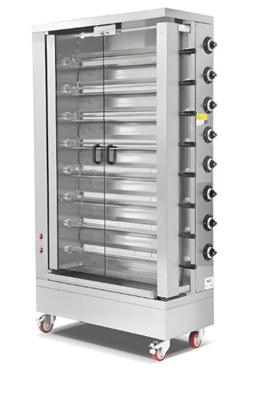 EMPERO 8 GÖZLÜ ELEKTRİKLİ PİLİÇ KIZARTMA MAKİNESİ