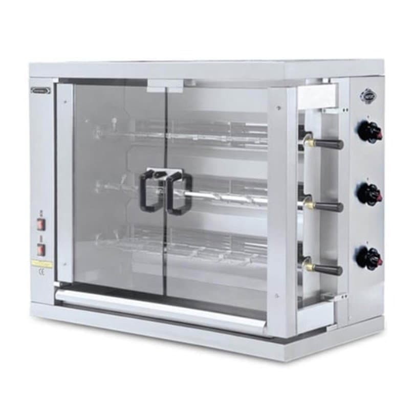 EMPERO 3 GÖZLÜ GAZLI PİLİÇ KIZARTMA MAKİNESİ