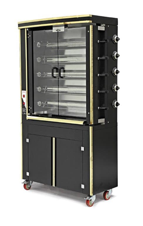 EMPERO PLUS 5 GÖZLÜ GAZLI PİLİÇ KIZARTMA MAKİNESİ