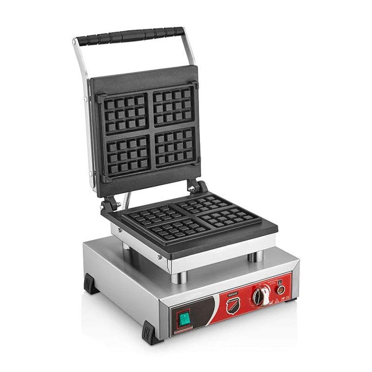SILVERINOX DÖRTLÜ KARE WAFFLE MAKİNESİ