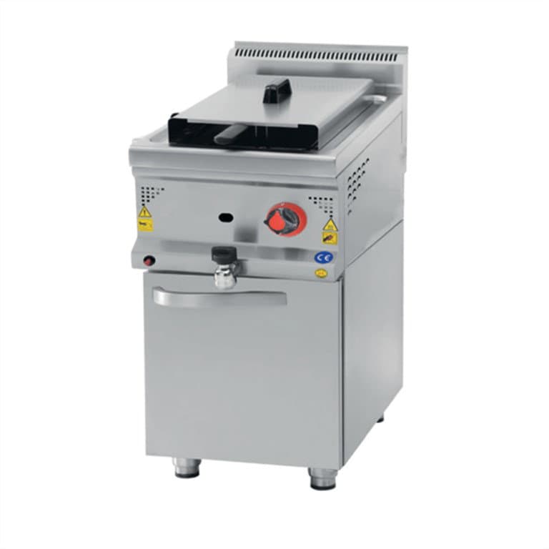 CSA INOX Dolaplı 22 Litre Doğalgazlı Fritöz