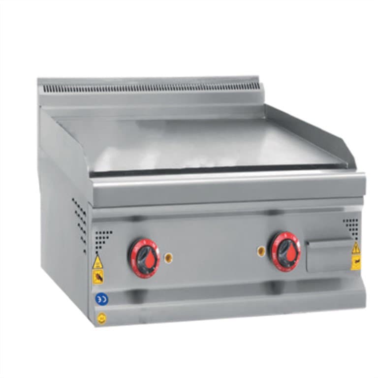 CSA INOX Set Üstü Elektrikli Düz Pleyt Izgara (KROM PLEYT)