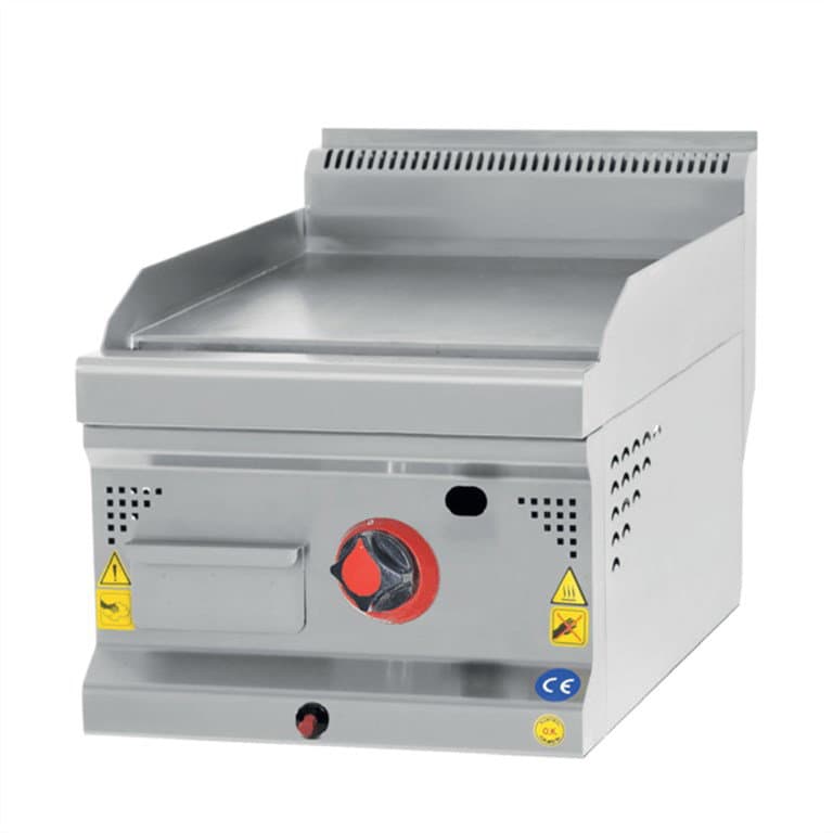 CSA INOX Set Üstü Doğalgazlı Düz Pleyt Izgara (KROM PLEYT)