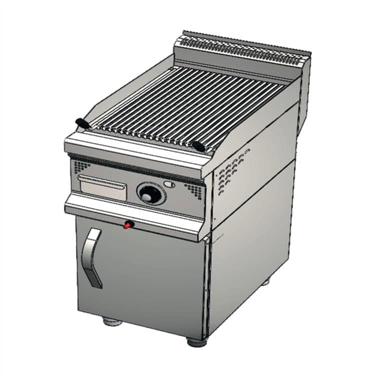 CSA INOX Dolaplı LPG Tüplü Sulu Balıksırtı Izgara