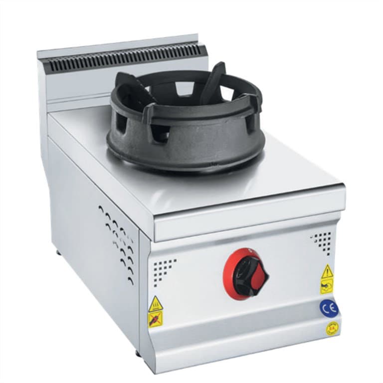 CSA INOX Set Üstü Tek Gözlü Doğalgazlı Wok Ocak