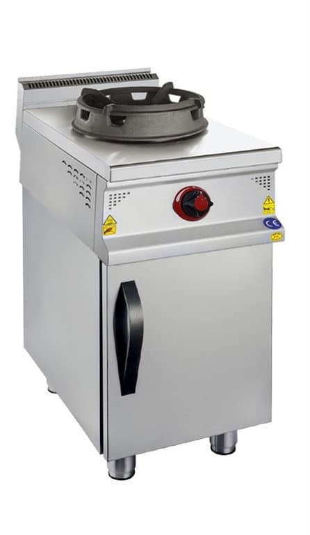CSA INOX Dolaplı Tekli Doğalgazlı Wok Ocak