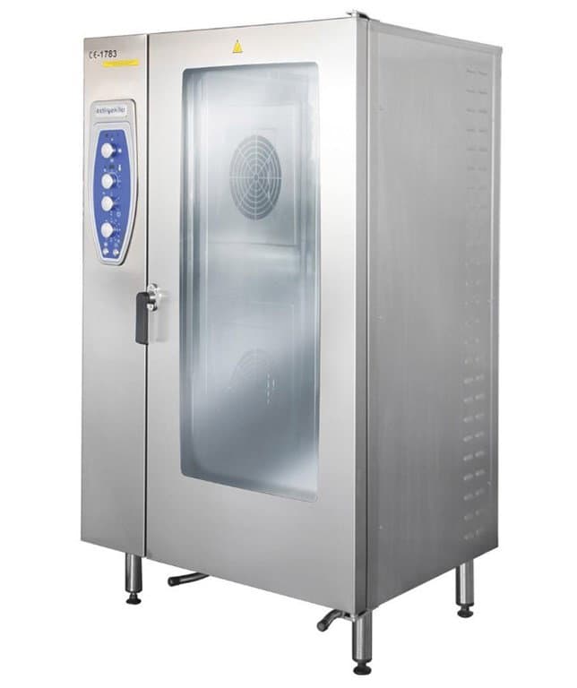 OKFE 202 Konveksiyonlu Fırın 20xGN 2/1 Kızaklı Kit Arabalı