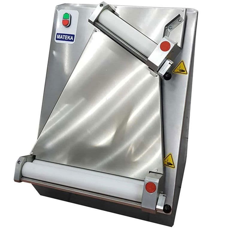MATEKA HAMUR AÇMA MAKİNESİ ÇAPRAZ PASLANMAZ 40 CM 230V