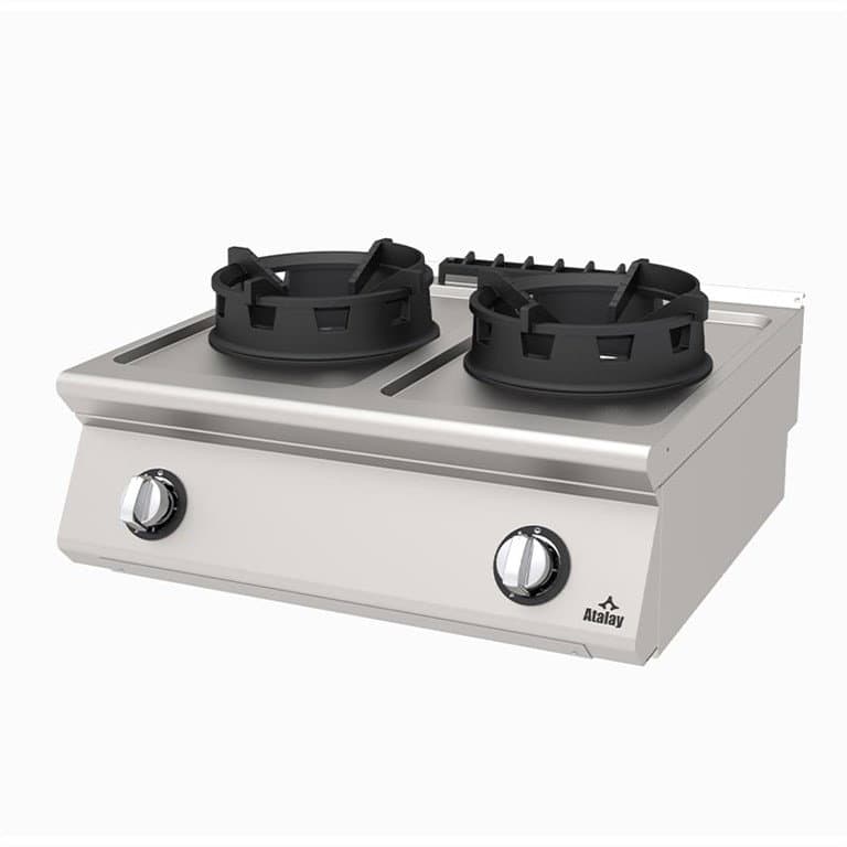 ATALAY 730 SERİSİ AWO - 873 GAZLI WOK OCAK 2 BRULÖRLÜ