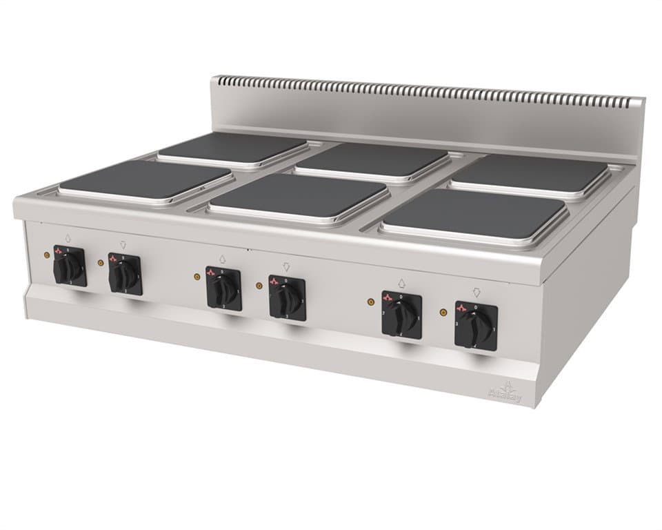 ATALAY 900 SERİSİ AEO - 1290 S ELEKTRİKLİ OCAK 6'LI