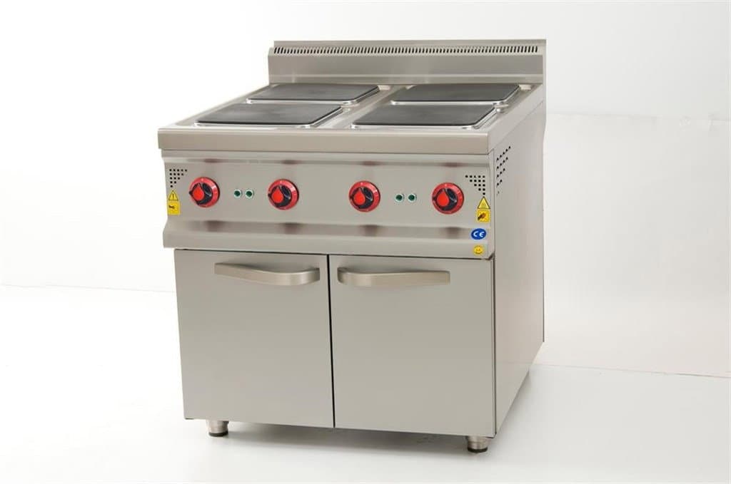 CSA İNOX 4 lü Elektrikli Ocak Alt Dolaplı 