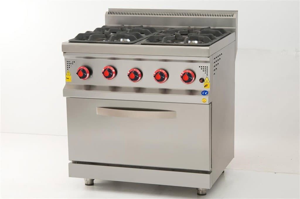 CSA İNOX 4 lü Doğalgazlı Ocak Alt Dolaplı