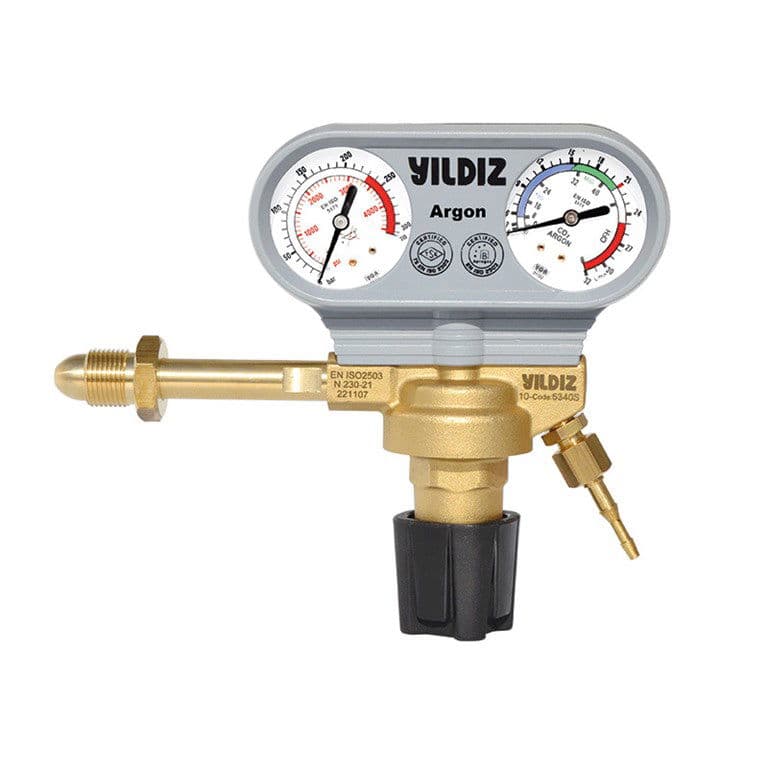 MANOMETRELİ ARGON BASINÇ DÜŞÜRÜCÜ VALF