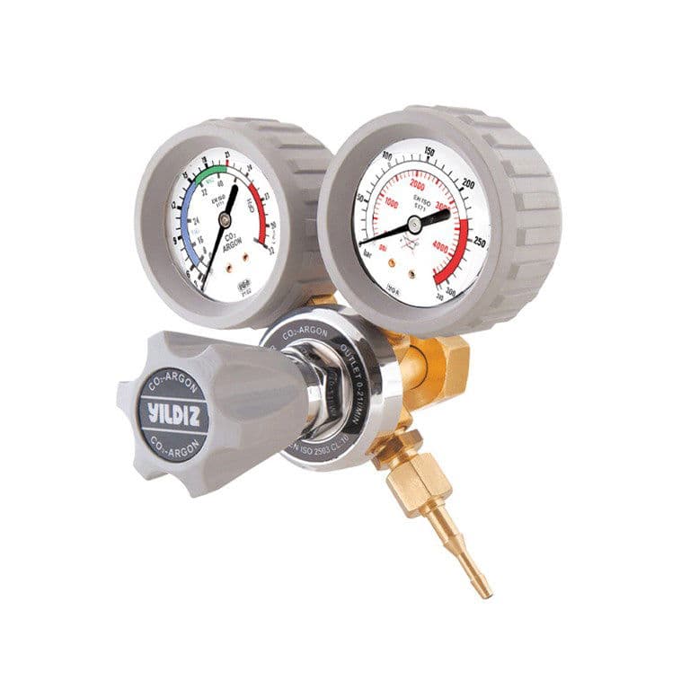 21 l/min MANOMETRELİ CO2 BASINÇ DÜŞÜRÜCÜ VALF